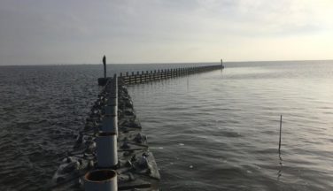 NCDOT Builds Living Reef In Pamlico Sound