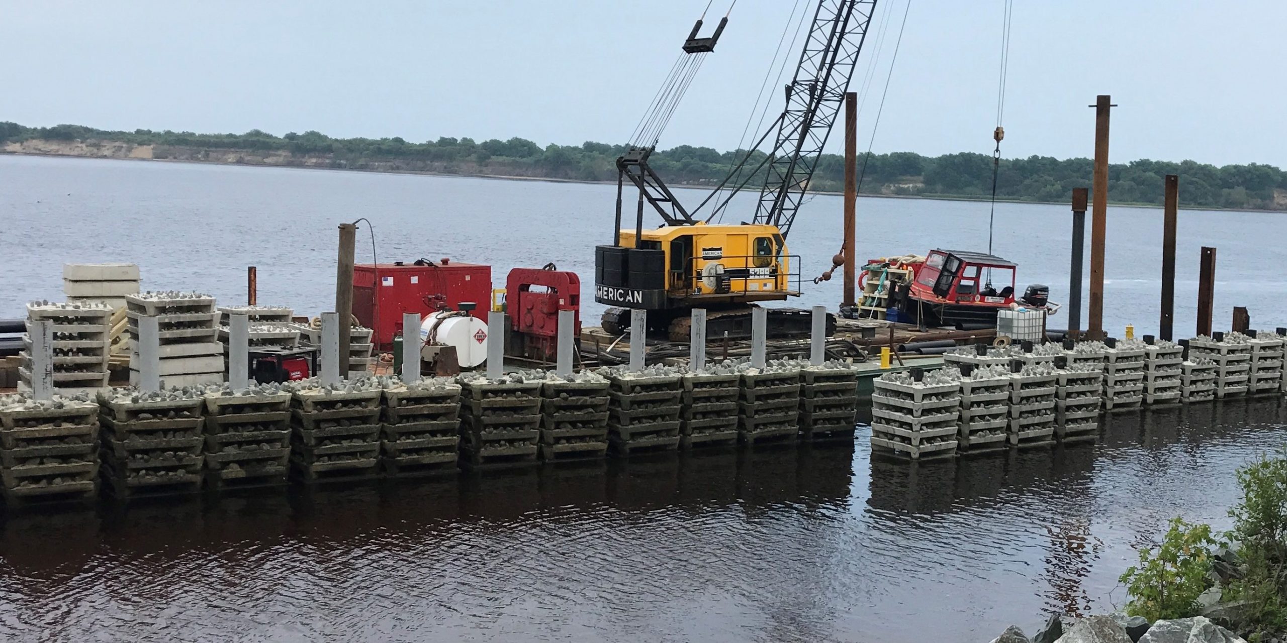 Phase 2 of the Brunswick Town/ Fort Anderson shoreline stabilization